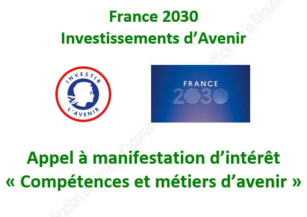 Appel à manifestation d’intérêt « Compétences et métiers d’avenir »